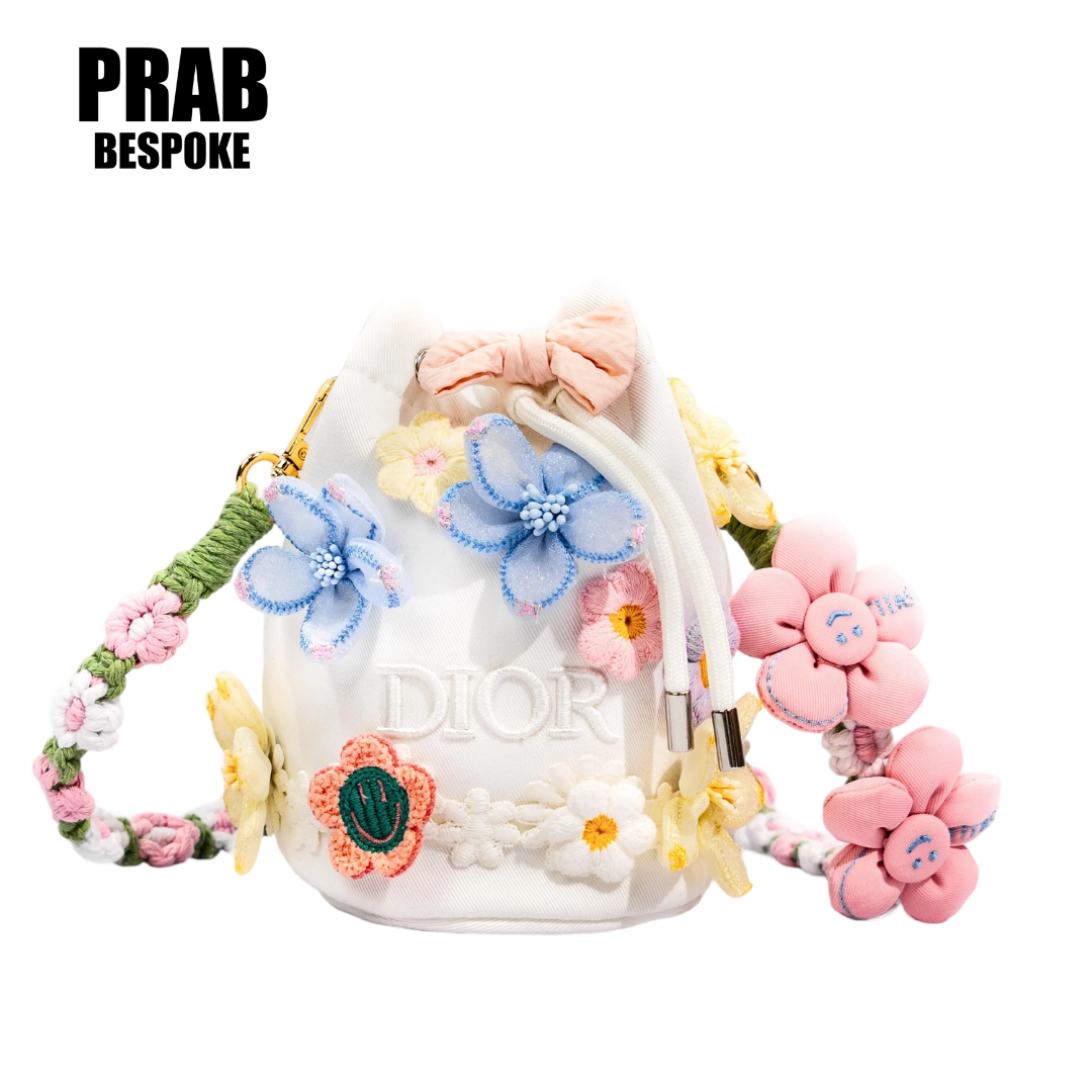 DIOR-Fantasy - Incredible hand-patched make-up bag