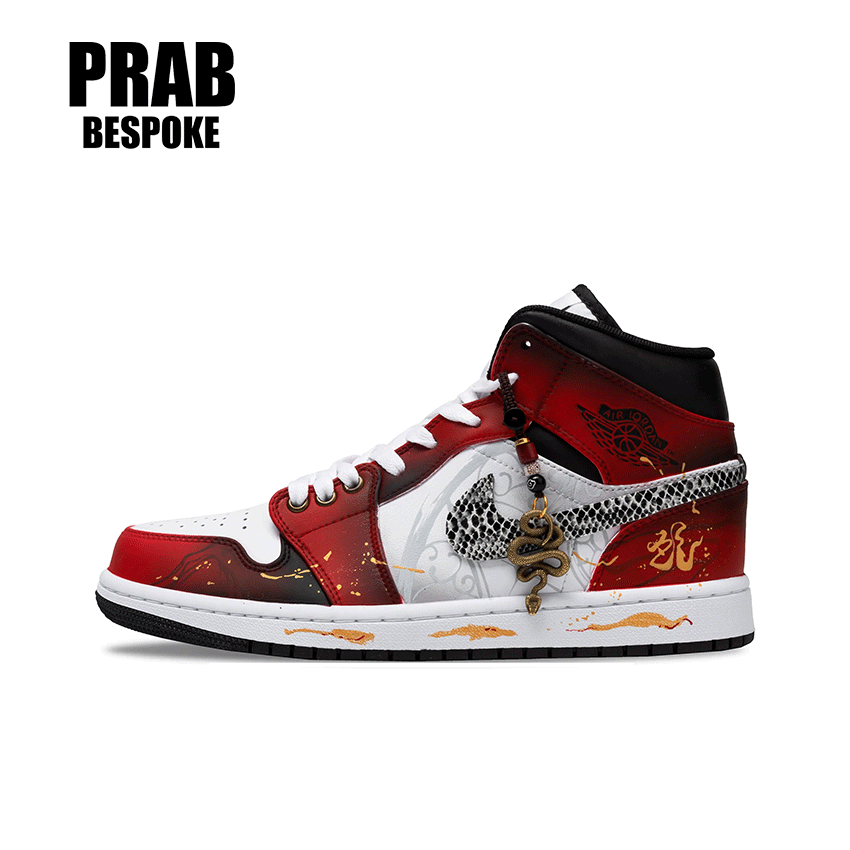 The Mystery of the Spirit Snake - Unisex Air Jordan 1 Custom