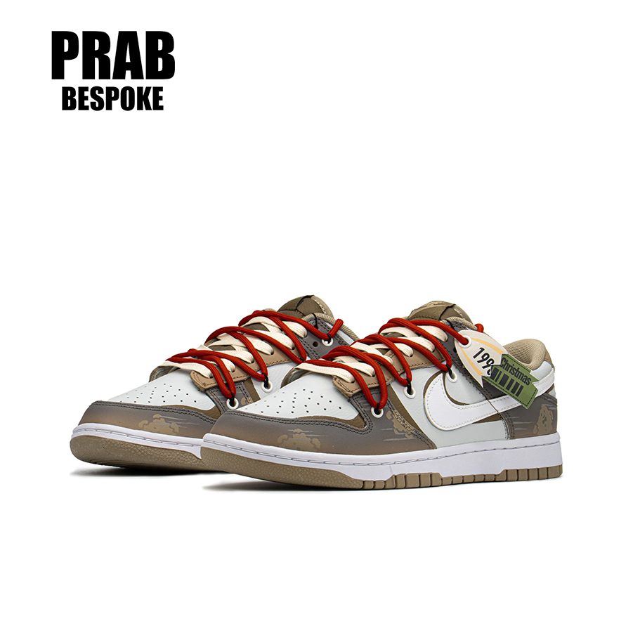 Gingerbread - Men's Dunk high-top custom-PrabBesPoke