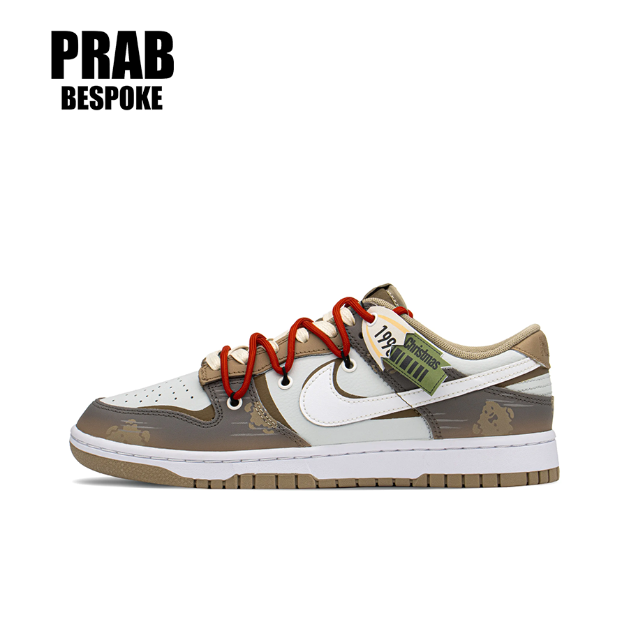 Gingerbread - Men's Dunk high-top custom-PrabBesPoke