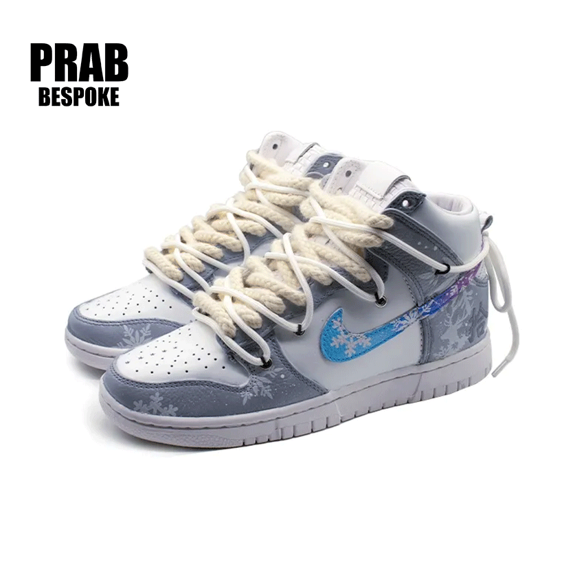 Snowfall silver - Unisex Dunk  Custom
