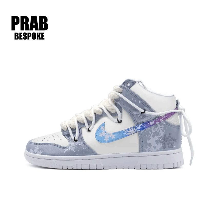 Snowfall silver - Unisex Dunk  Custom