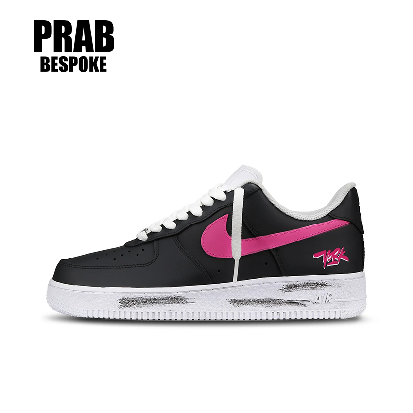 Pink Daisy - Unisex Force 1Low Custom-PrabBesPoke