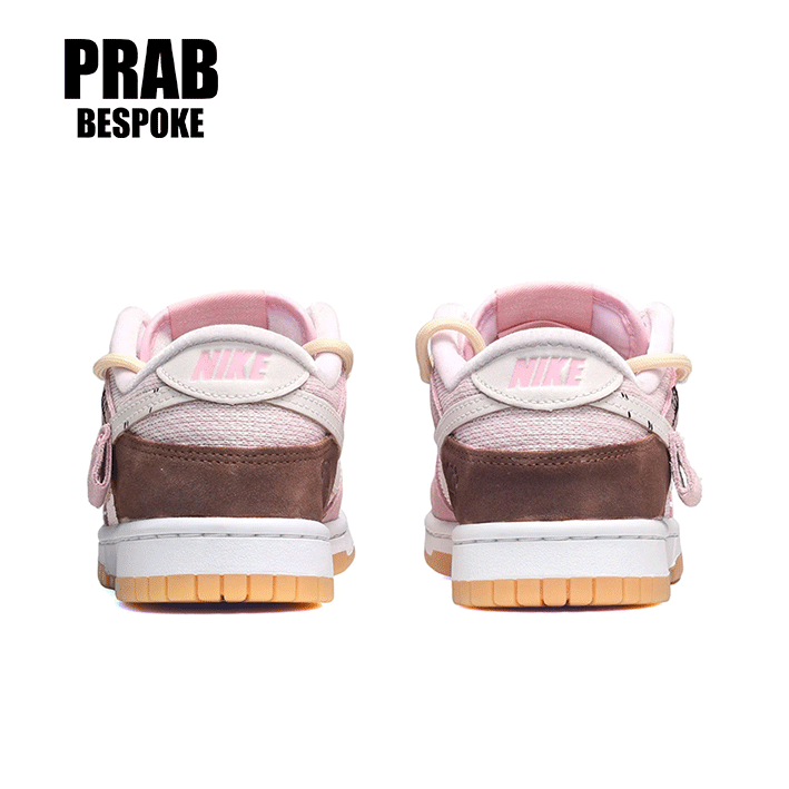 Bear pink brown - Unisex Dunk Custom
