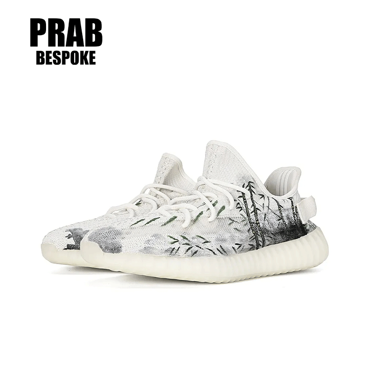 Ink painting bamboo forest - Unisex originals Yeezy Boost 350 V2 Custom