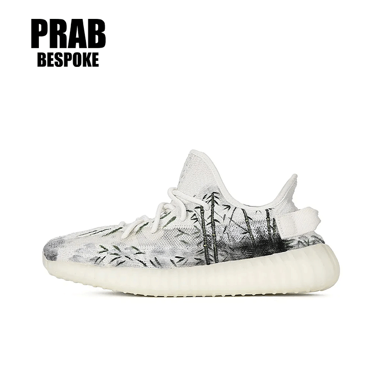 Ink painting bamboo forest - Unisex originals Yeezy Boost 350 V2 Custom