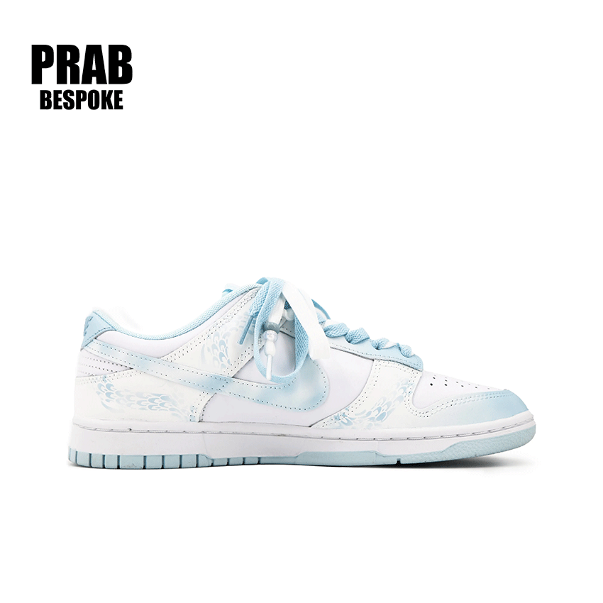 Dragon blue and white - Unisex Dunk Custom