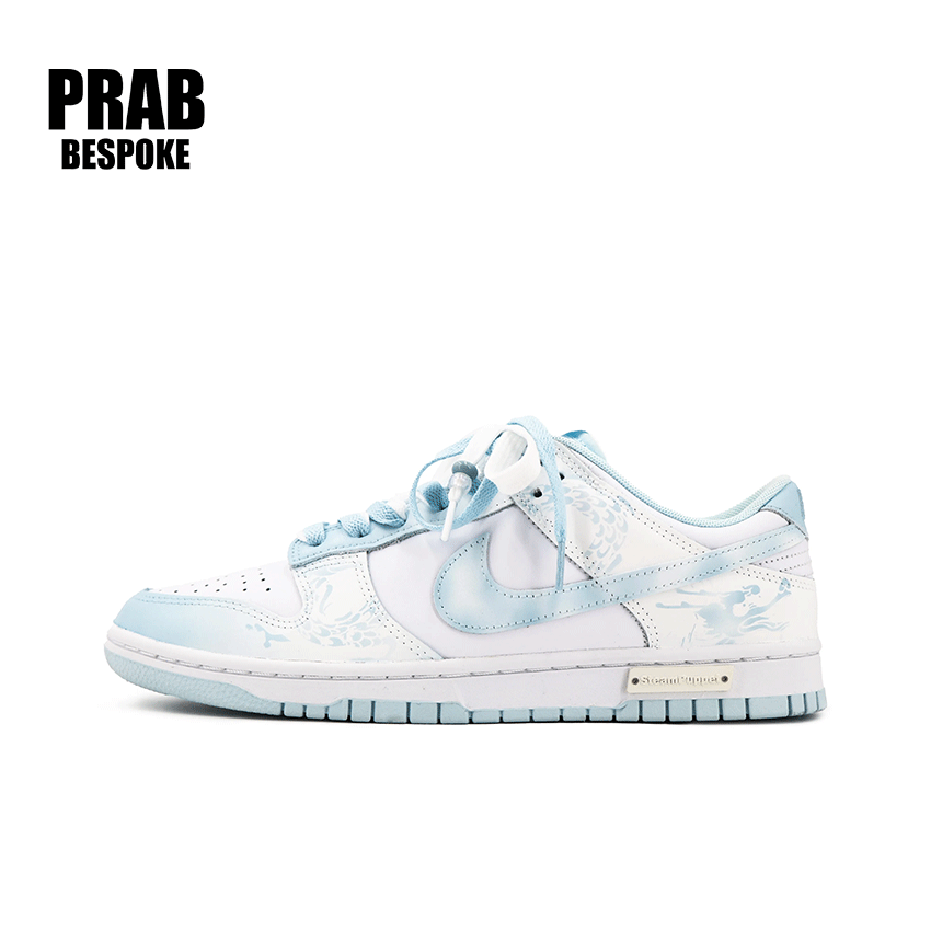 Dragon blue and white - Unisex Dunk Custom