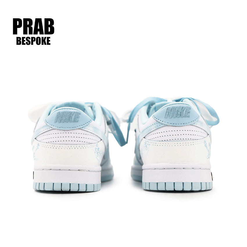 Dragon blue and white - Unisex Dunk Custom