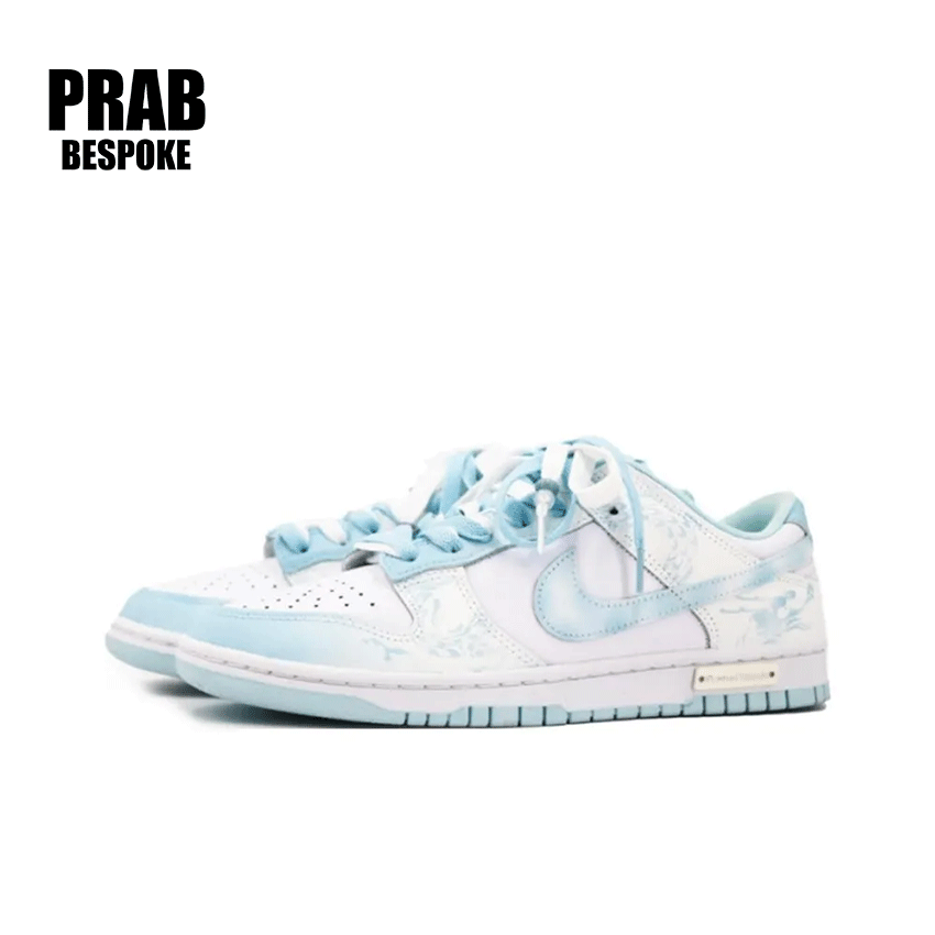 Dragon blue and white - Unisex Dunk Custom