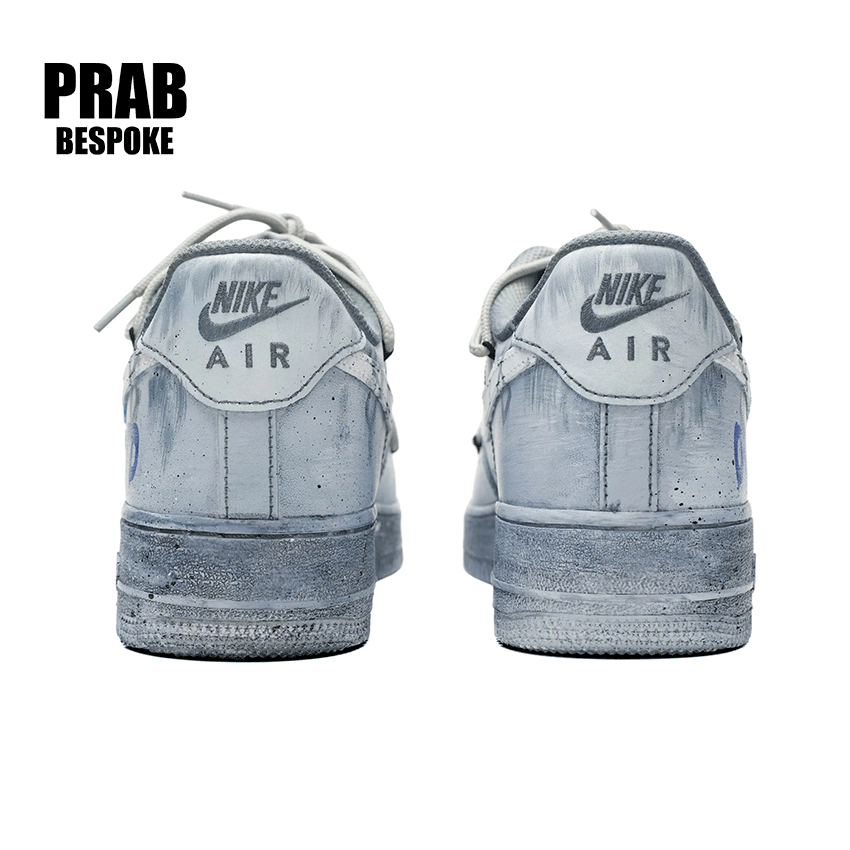 Impregnated cement wall graffiti - Unisex Air Force 1 07 Custom