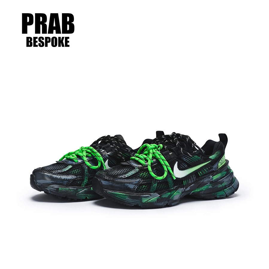 Green Shadow Warrior - Unisex V2K Run  Custom-PrabBesPoke