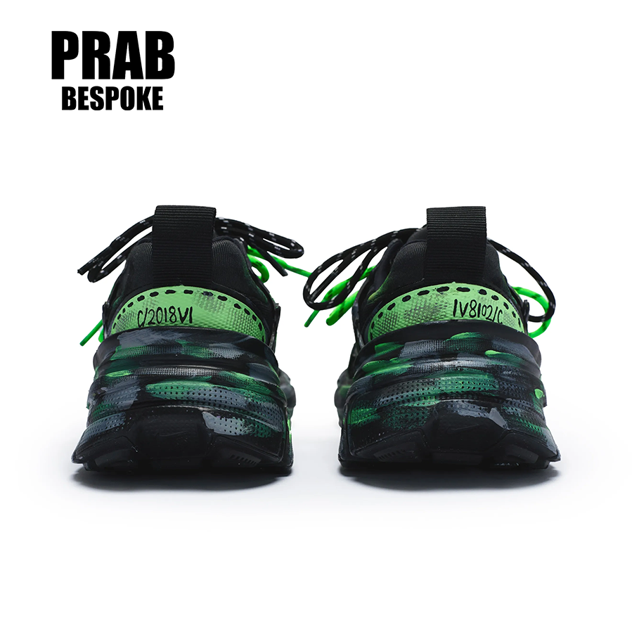 Green Shadow Warrior - Unisex V2K Run  Custom-PrabBesPoke