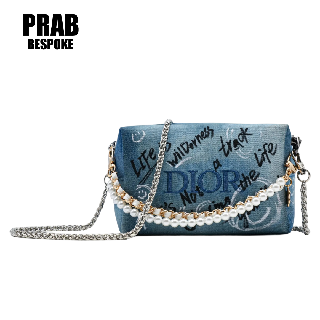DIOR-Travel case vintage graffiti