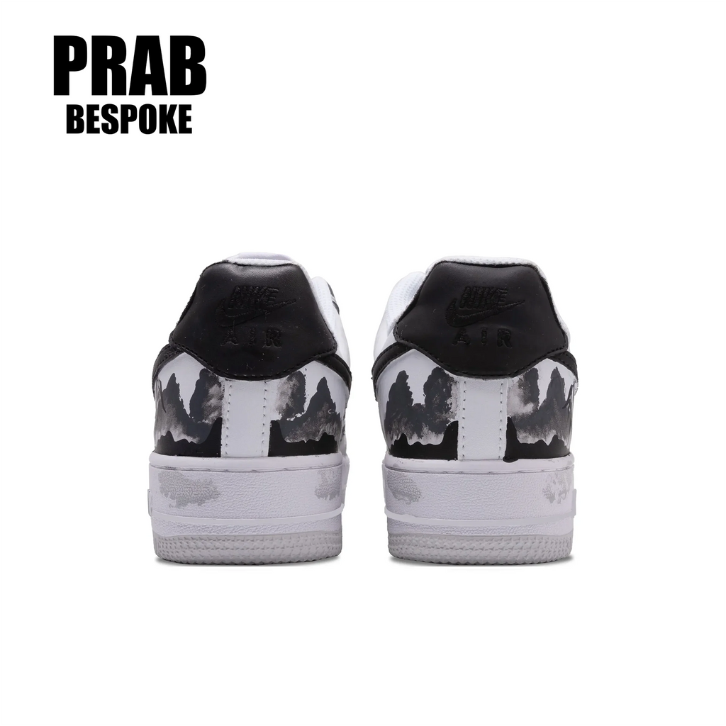 Elegant Ink - Men's Force 1Low Custom-PrabBesPoke