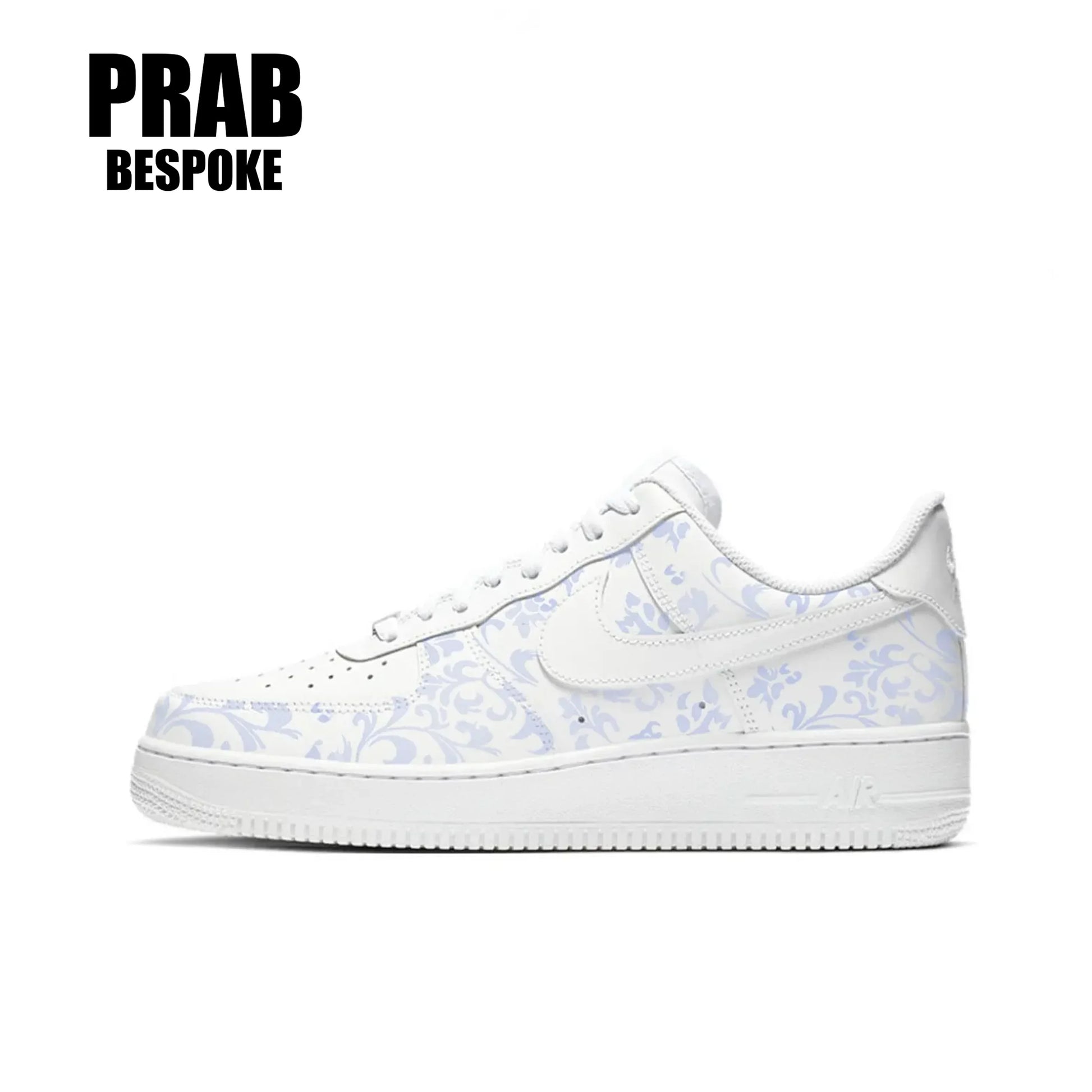 Blue glazed porcelain - Unisex Air Force 1 Custom-PrabBesPoke