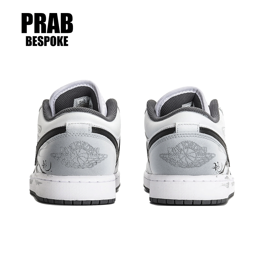 Dance of the Ink Serpent - Unisex Air Jordan 1 Custom