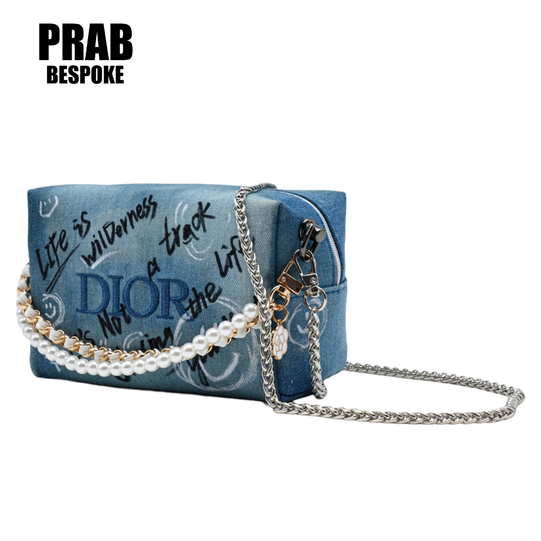DIOR-Travel case vintage graffiti