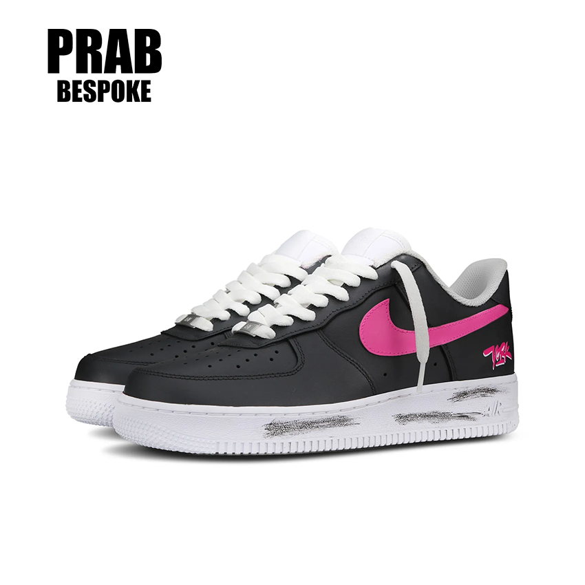 Pink Daisy - Unisex Force 1Low Custom-PrabBesPoke
