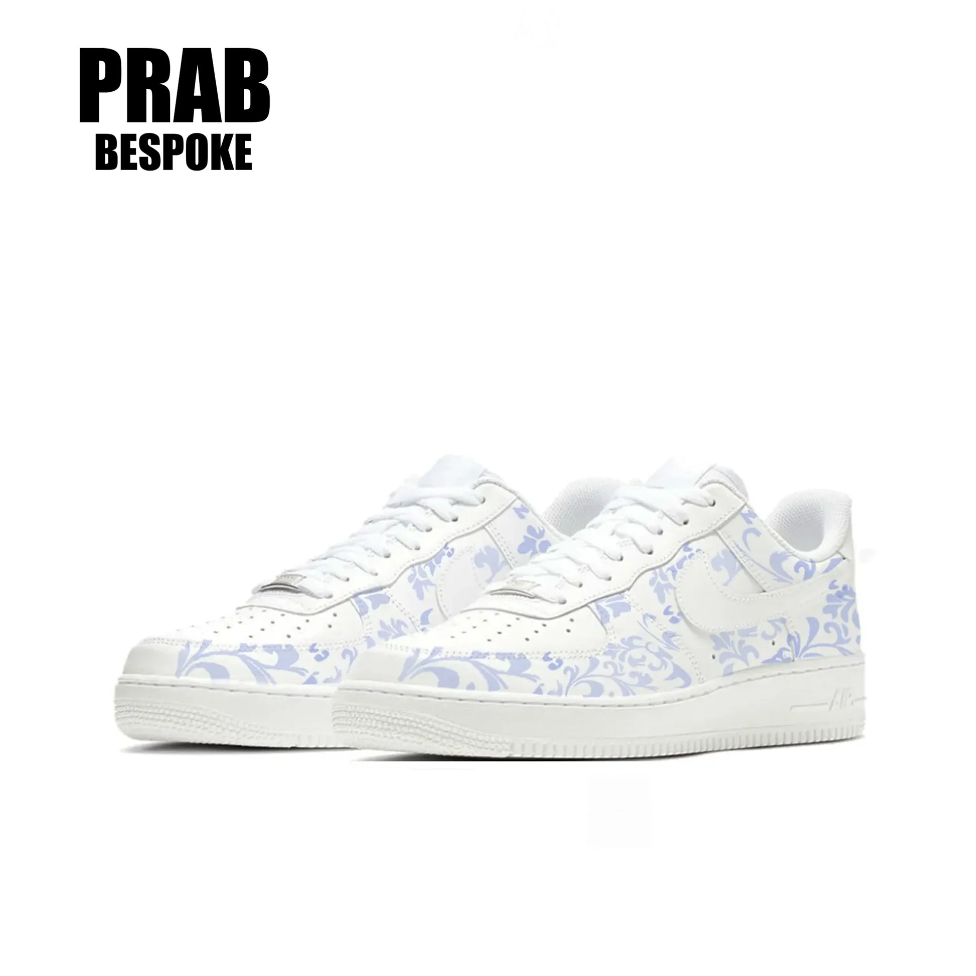 Blue glazed porcelain - Unisex Air Force 1 Custom-PrabBesPoke