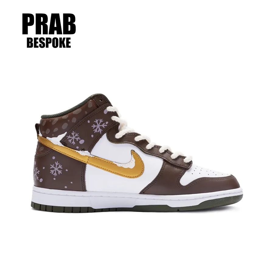 Snowflake - Men's Dunk High-Top Custom-PrabBesPoke