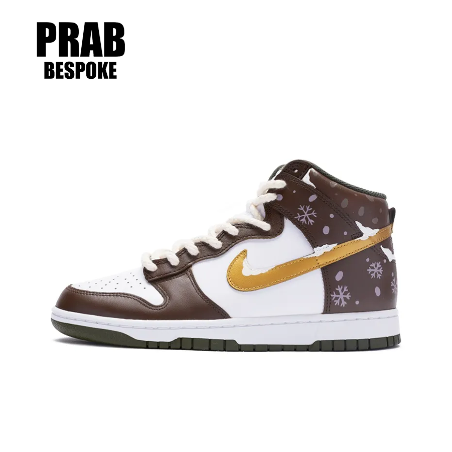 Snowflake - Men's Dunk High-Top Custom-PrabBesPoke