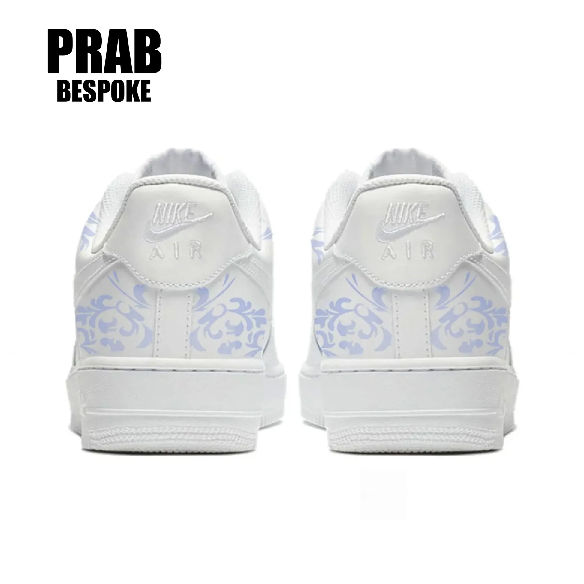 Blue glazed porcelain - Unisex Air Force 1 Custom-PrabBesPoke