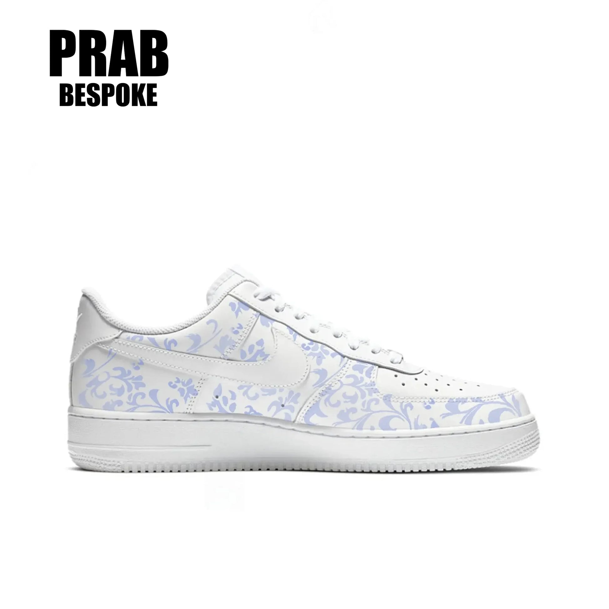 Blue glazed porcelain - Unisex Air Force 1 Custom-PrabBesPoke