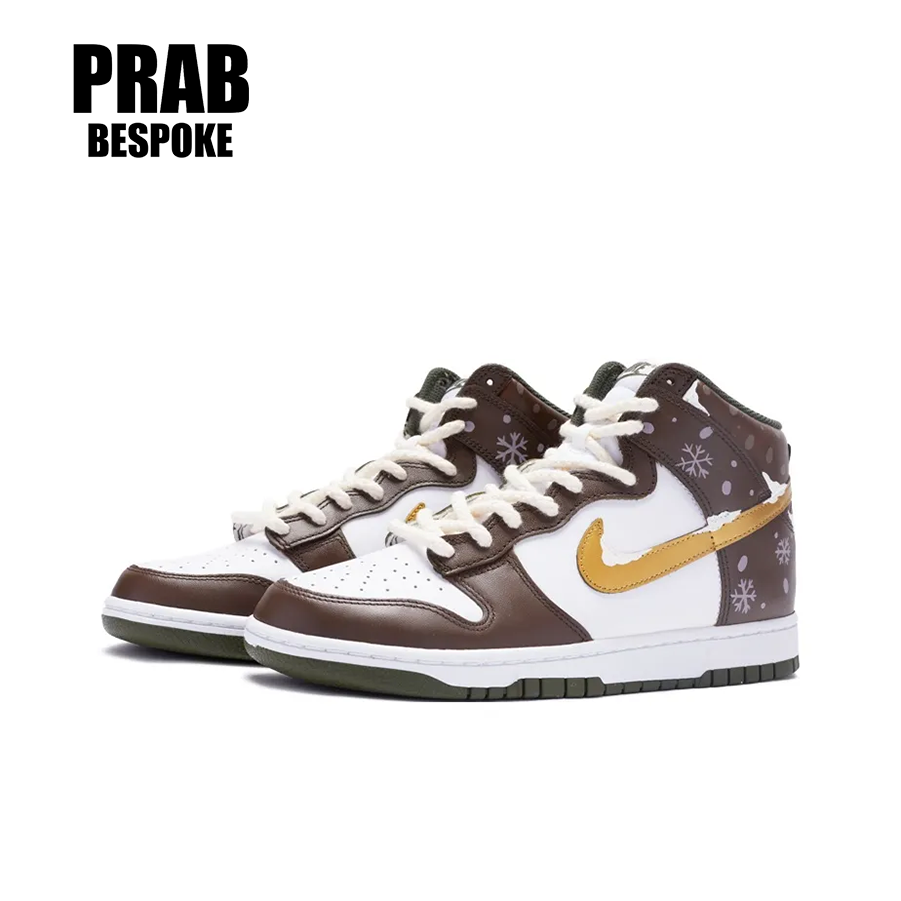 Snowflake - Men's Dunk High-Top Custom-PrabBesPoke