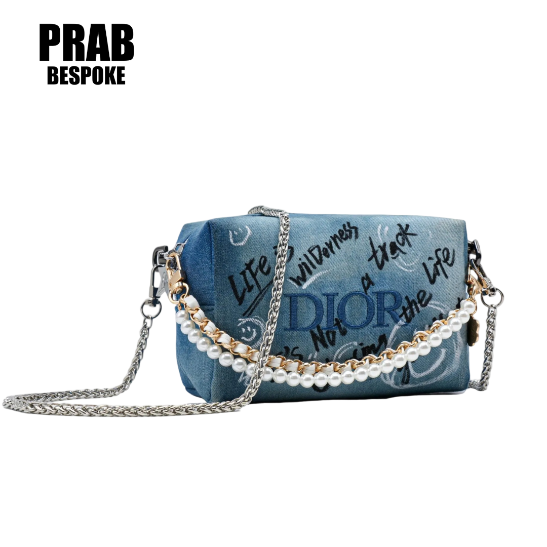 DIOR-Travel case vintage graffiti