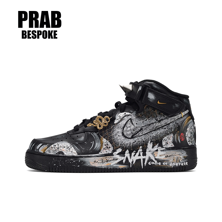 The snake comes running - Unisex Air Force 1 Custom