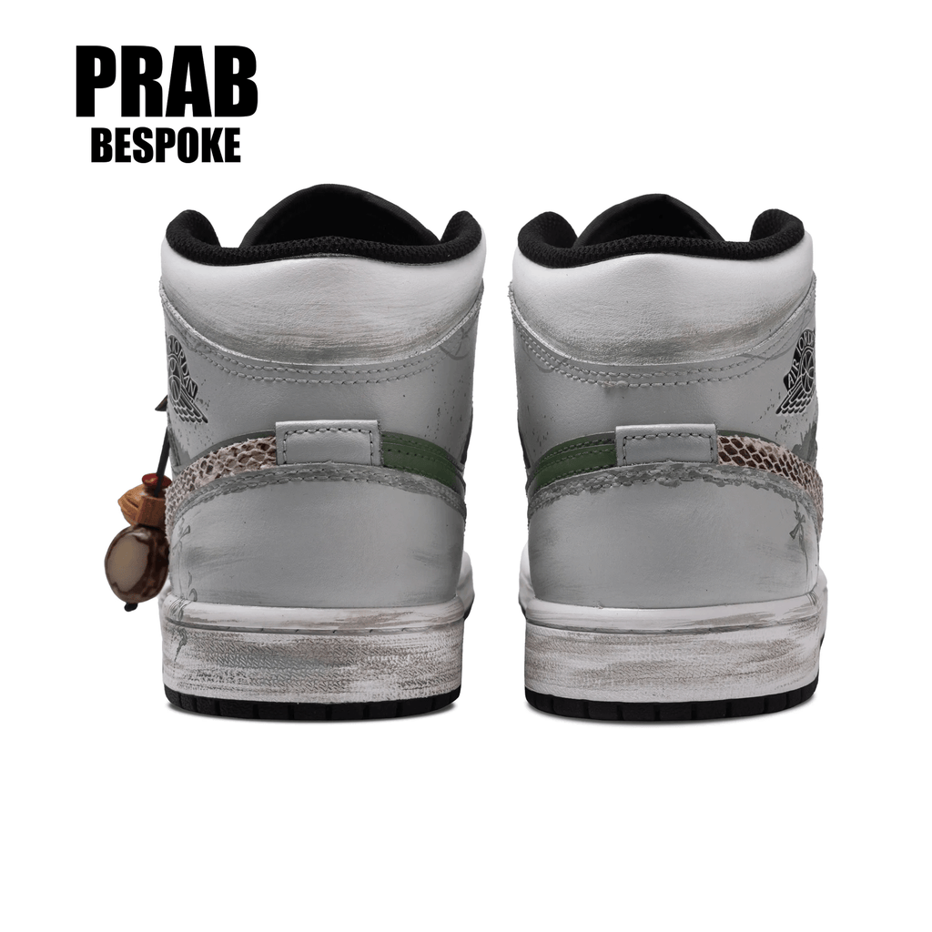 Green Snake - Unisex Air Jordan 1 Custom