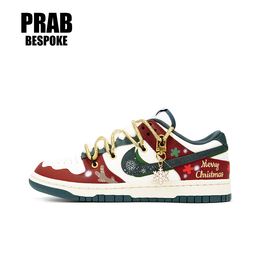 Snowy elk - Unisex Dunk Custom-PrabBesPoke