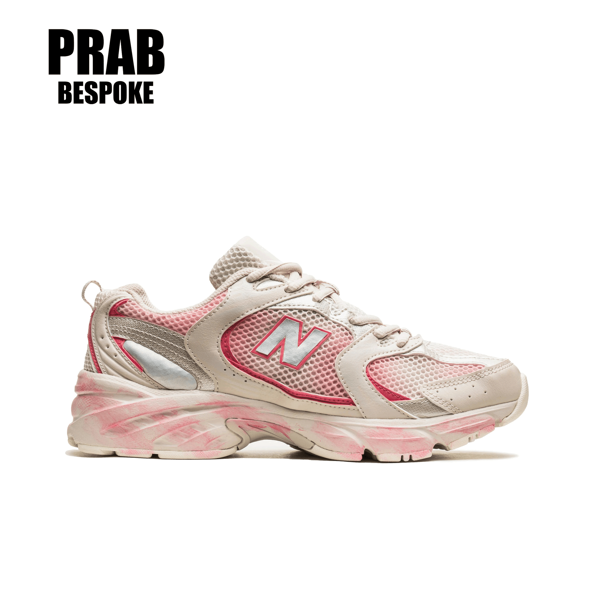 Dai streamer pink white - Unisex NB 530 Custom