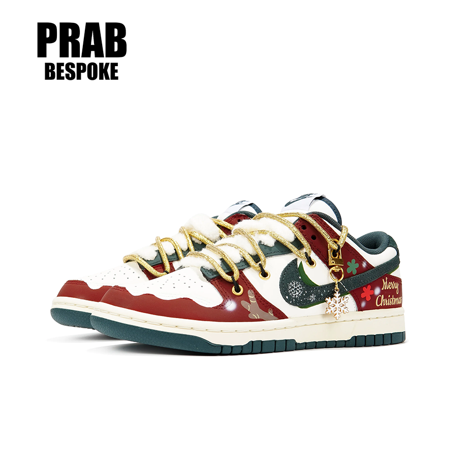Snowy elk - Unisex Dunk Custom-PrabBesPoke