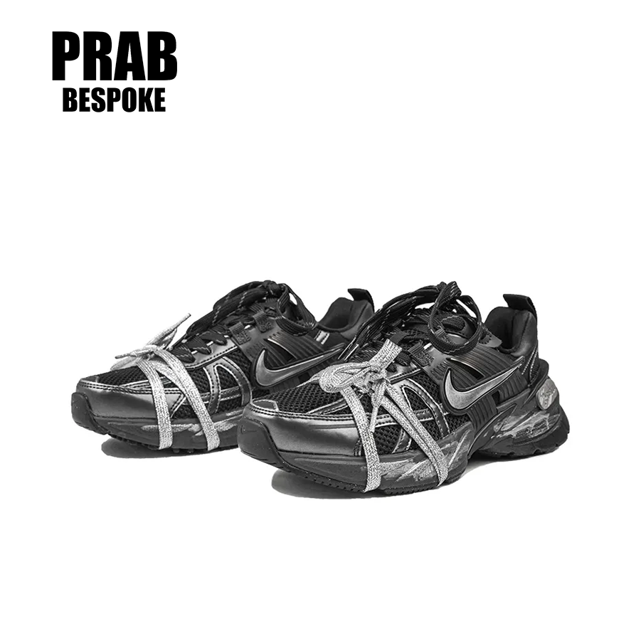 Black Silver Samurai - Unisex V2K Run RISK Custom-PrabBesPoke