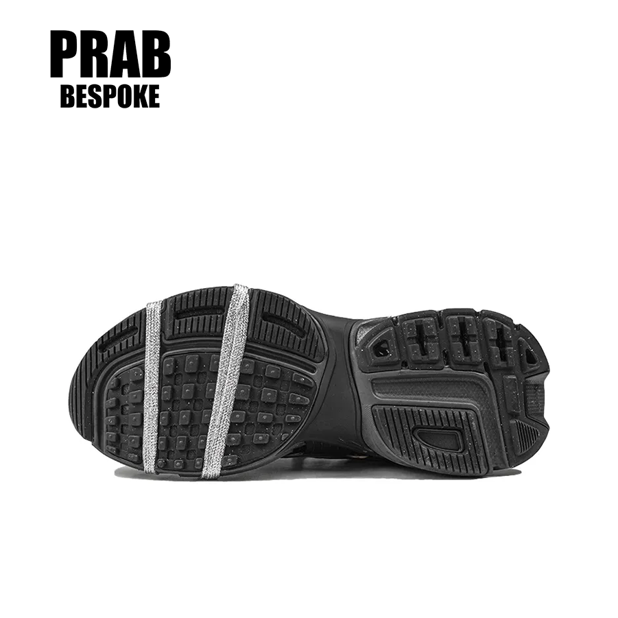 Black Silver Samurai - Unisex V2K Run RISK Custom-PrabBesPoke