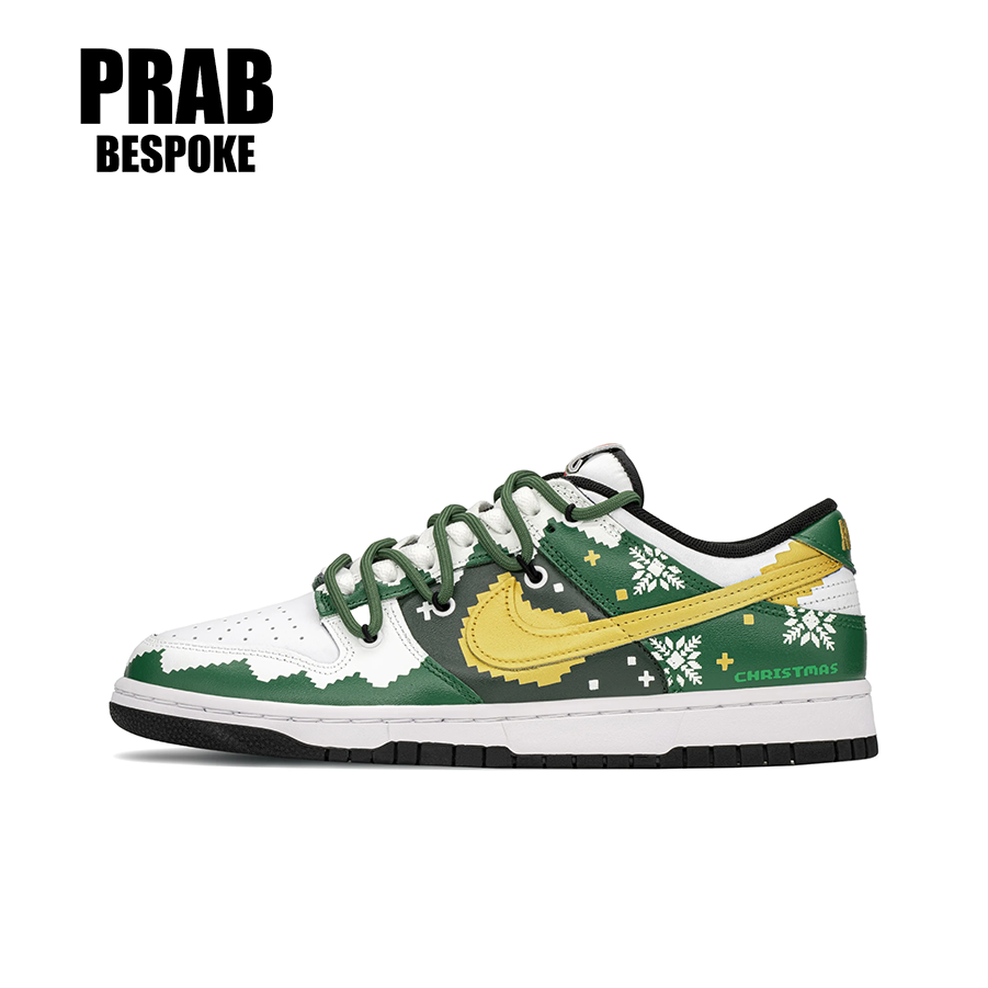 Pixel Christmas  - Unisex Dunk Custom-PrabBesPoke