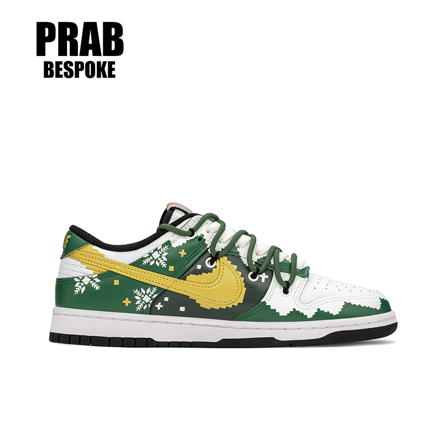 Pixel Christmas  - Unisex Dunk Custom-PrabBesPoke