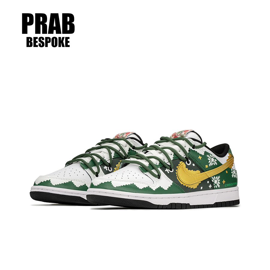 Pixel Christmas  - Unisex Dunk Custom-PrabBesPoke