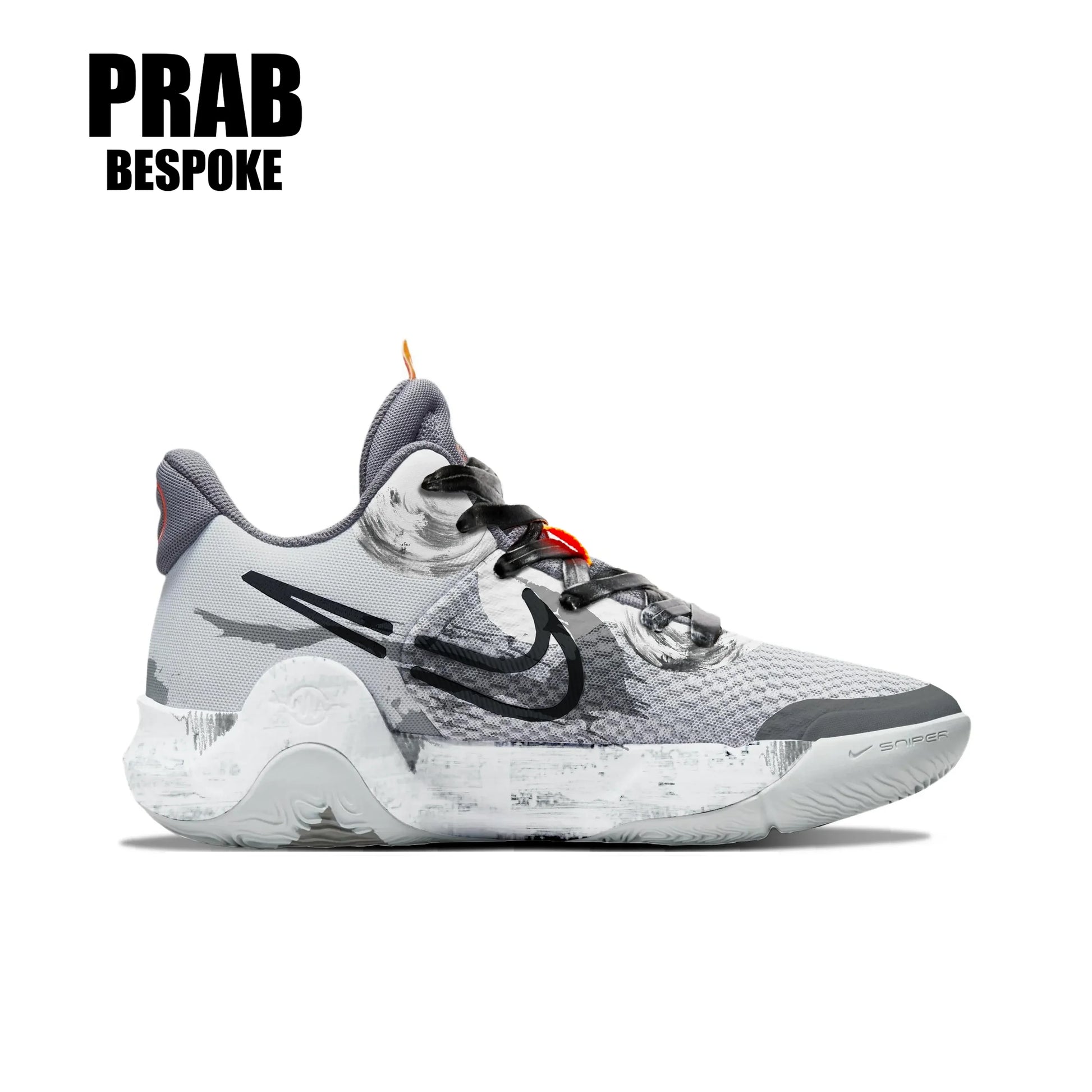 Ghost Fire Boy - Unisex KD Trey 5 Custom-PrabBesPoke
