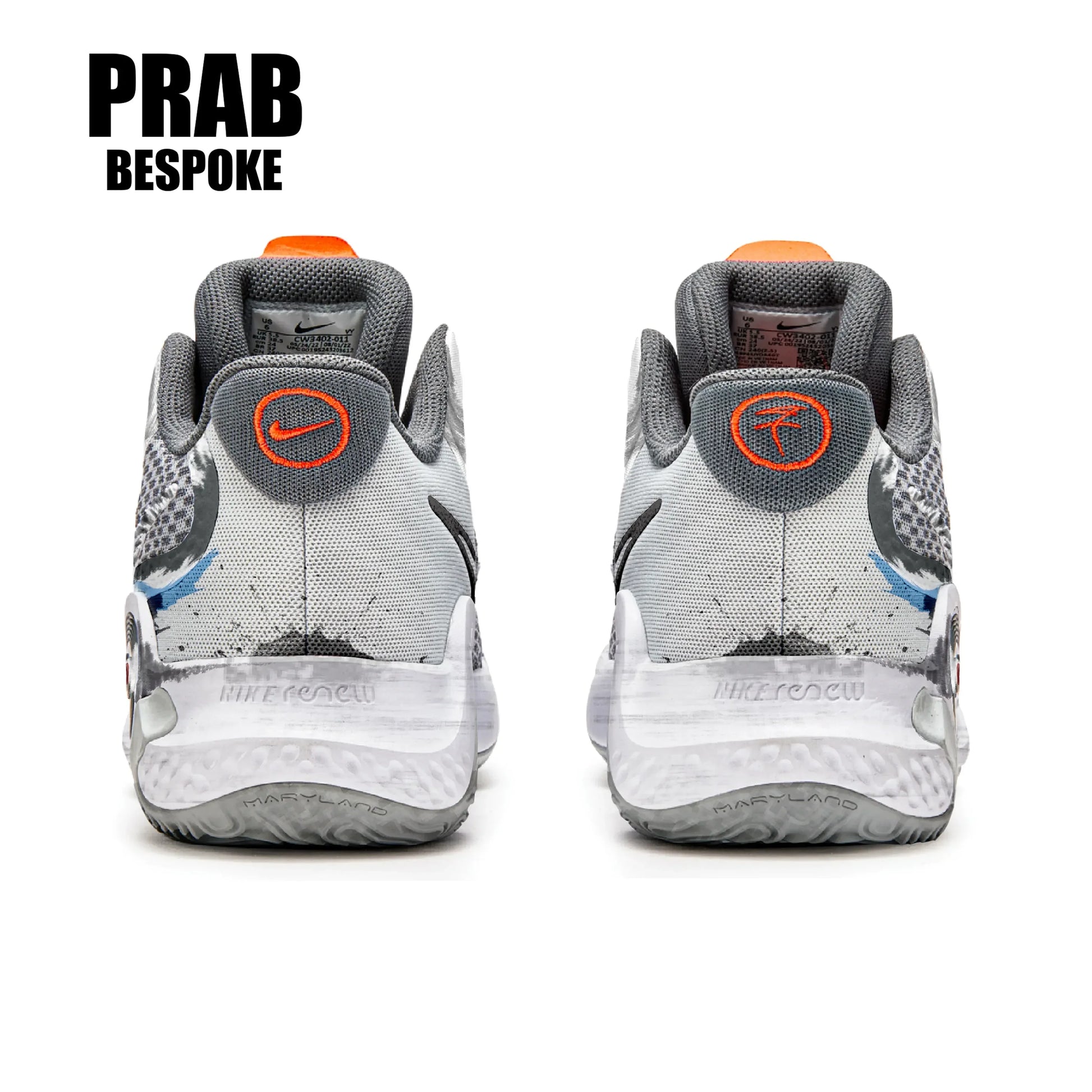 Ghost Fire Boy - Unisex KD Trey 5 Custom-PrabBesPoke