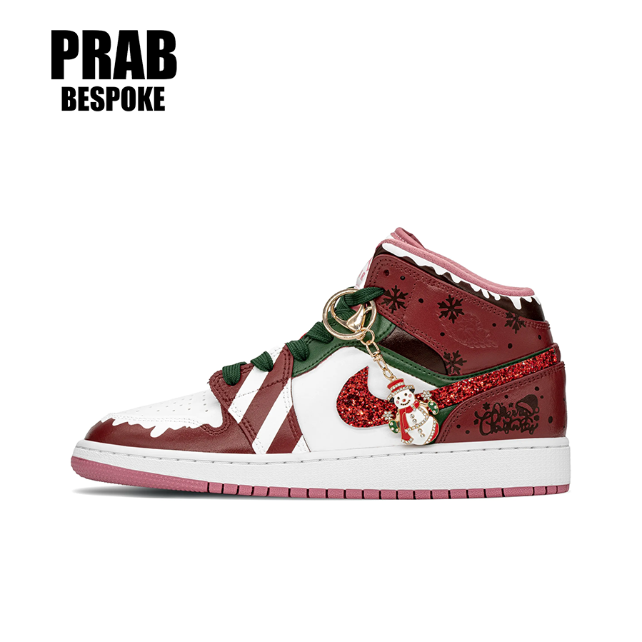 Christmas - Unisex Jordan high-top custom shoes-PrabBesPoke