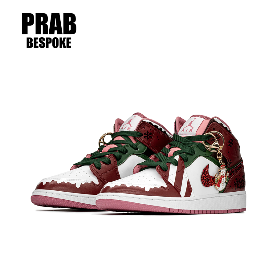Christmas - Unisex Jordan high-top custom shoes-PrabBesPoke